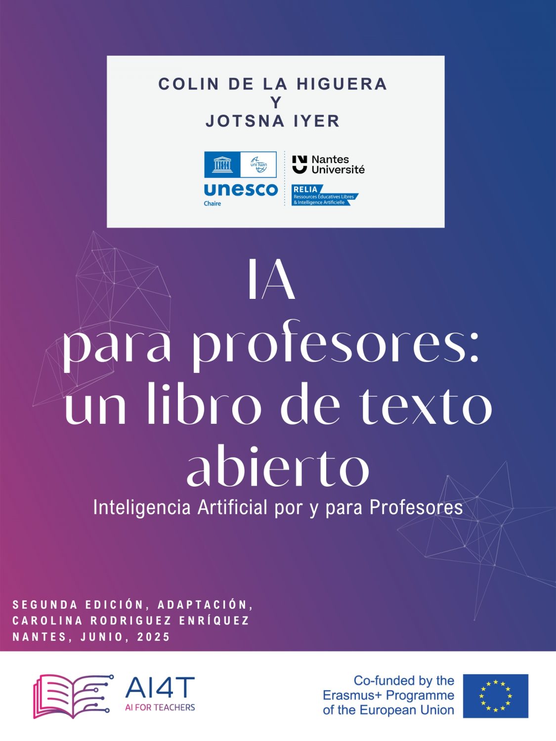 Imagen de cubierta de IA para Profesores: un libro de texto abierto