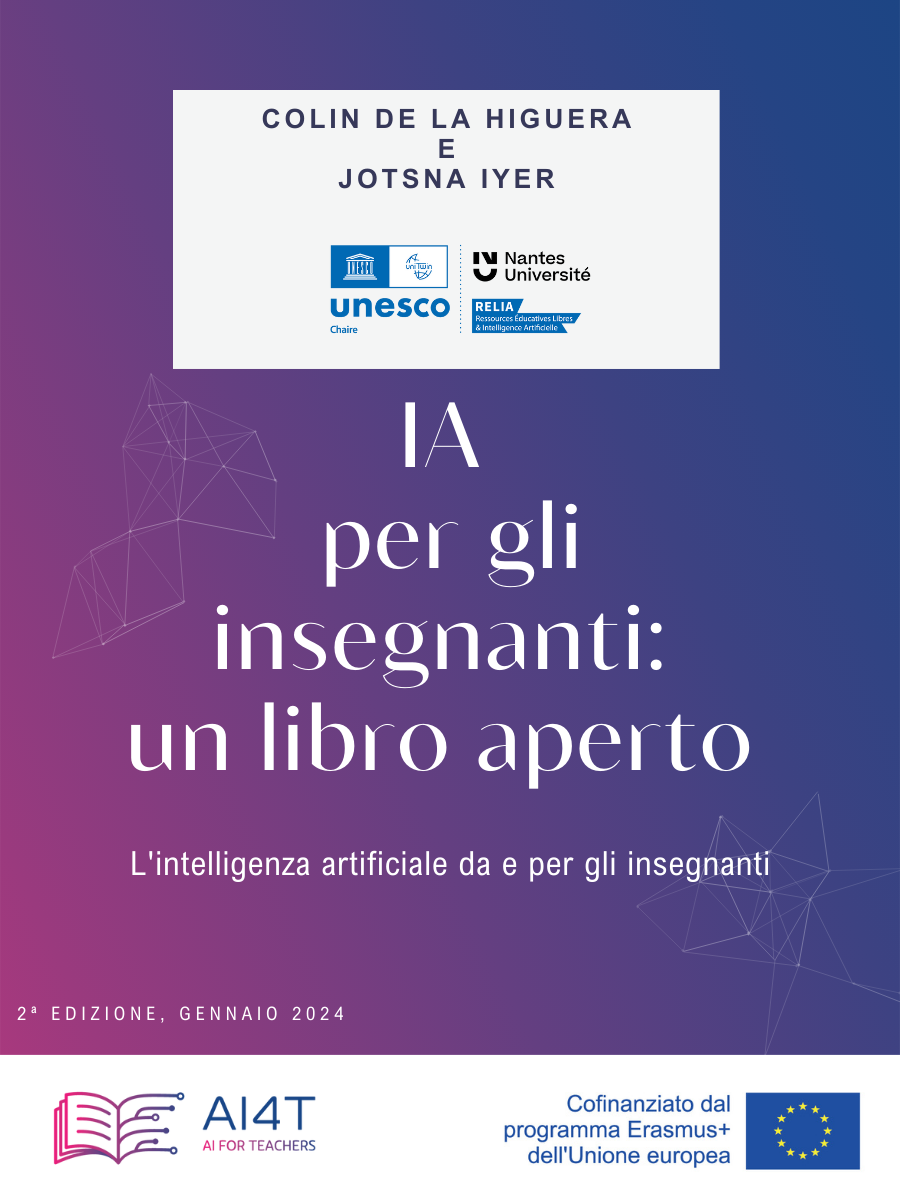 Cover image for IA per gli insegnanti: un libro aperto